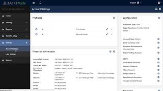 Changing Your Address - Zacks Trade, division of LBMZ Securities, member FINRA/SIPC