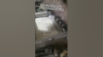 Special shape PU pillow foam making