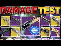 Is lunas  magnificent howl the best hand cannon now damage test  destiny 2 into the light