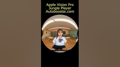 Jungle Player 3D Web VR Demo on Apple Vision Pro #webvideo #3dvideo #applevisionpro #videoplayer