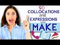 Collocations and Expressions with Make | English Vocabulary Lesson #spon