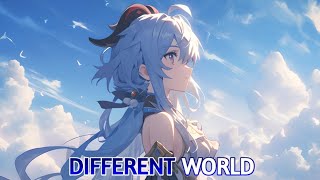 Nightcore - Different World | Lyrics (Alan Walker feat. Sofia Carson, K-391 & CORSAK) Resimi