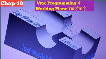 Working Plane Selection in Vmc Programming #G17 #G18 #G19