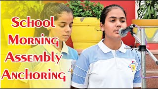 School Morning Assembly Anchoring | School Assembly | Script