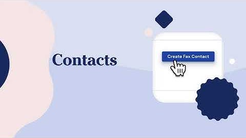 Fax Contacts with Weave