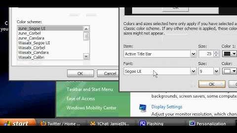 Change your font in Windows Vista