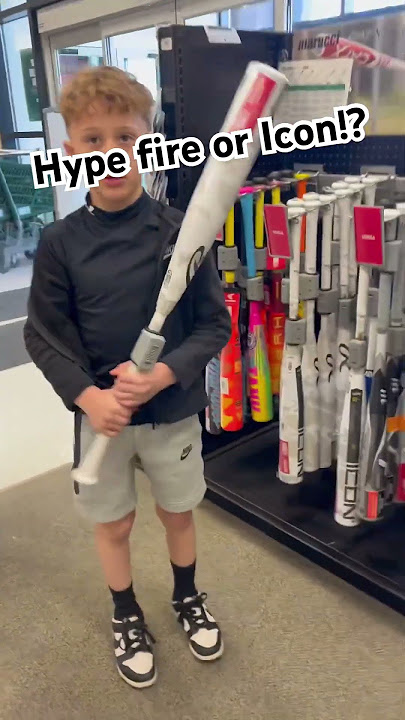 Which bat hype or icon @QuestandLincoln  #baseball baseball #hype #easton #bats #new