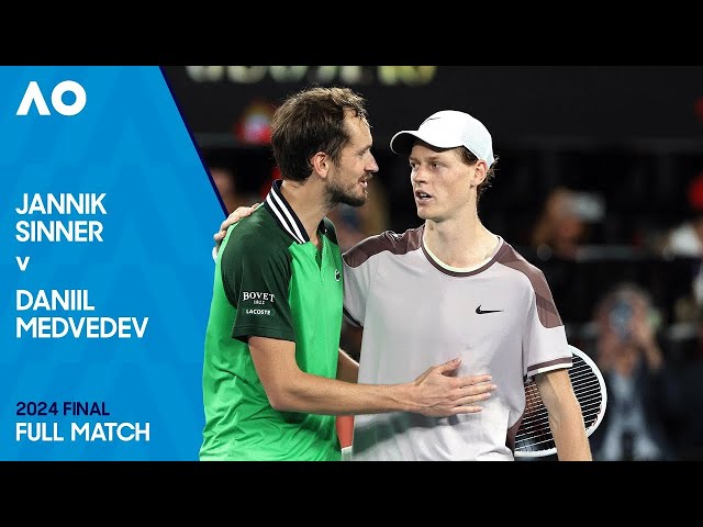 Jannik Sinner v Daniil Medvedev Full Match | Australian Open 2024 Final class=