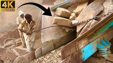 Big Rock Jaw Crusher Machine in Action | Powerful Stone Crushing ASMR Sounds