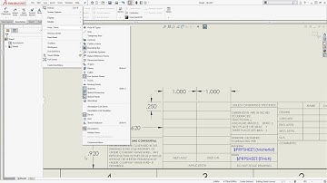 SOLIDWORKS Tips for Creating Organized Title Blocks