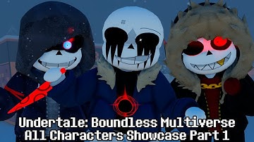 NEW COOL UNDERTALE GAME!!! Undertale: Boundless Multiverse All Current Characters Showcase