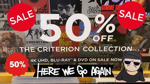 #movies #moviehunting ~ Criterion Sale! ~ I like Robots and I’m Very Confused! ￼