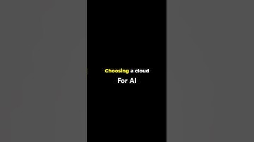 Best Cloud for AI  -  AWS vs Azure vs GCP #cloudcomputing #aritificialintelligence #cost