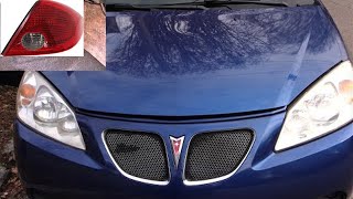 Pontiac G6 2005-2010 Brake/Taillight & Assembly Change!