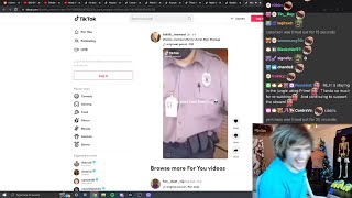 xQc cant stop laughing at these tiktok