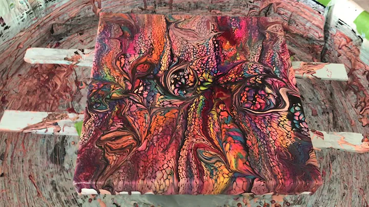 #392 Color Me Happy - My Most Colorful Drizzle-Swipe-Wreck-Spin Acrylic Pour
