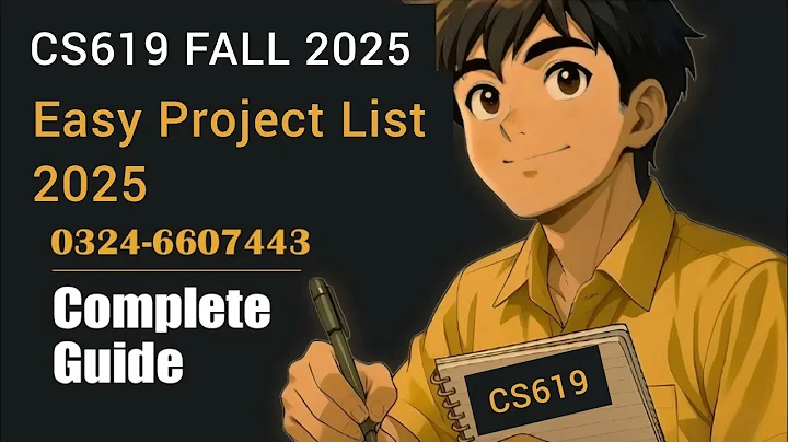 CS619 FALL Easy Project List 2025 || How To Complete CS619 Project Easily || Complete Guide