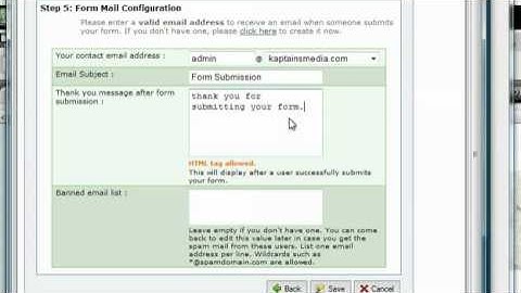 RvSiteBuilder 4 Creating Form Within Pages