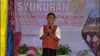 NONA ANJALI COVER VITO MORENO SLB A KARYA MURNI RUTENG DALAM PERAYAAN 59 TAHUN SDK LUKUP