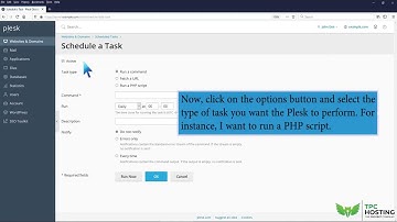 How to create Scheduled Tasks in Plesk   TPC Hosting