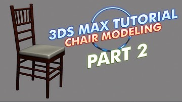 3DS Max Chair Modeling Tutorial Part 2