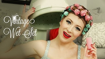 VINTAGE WET SET HAIR TUTORIAL