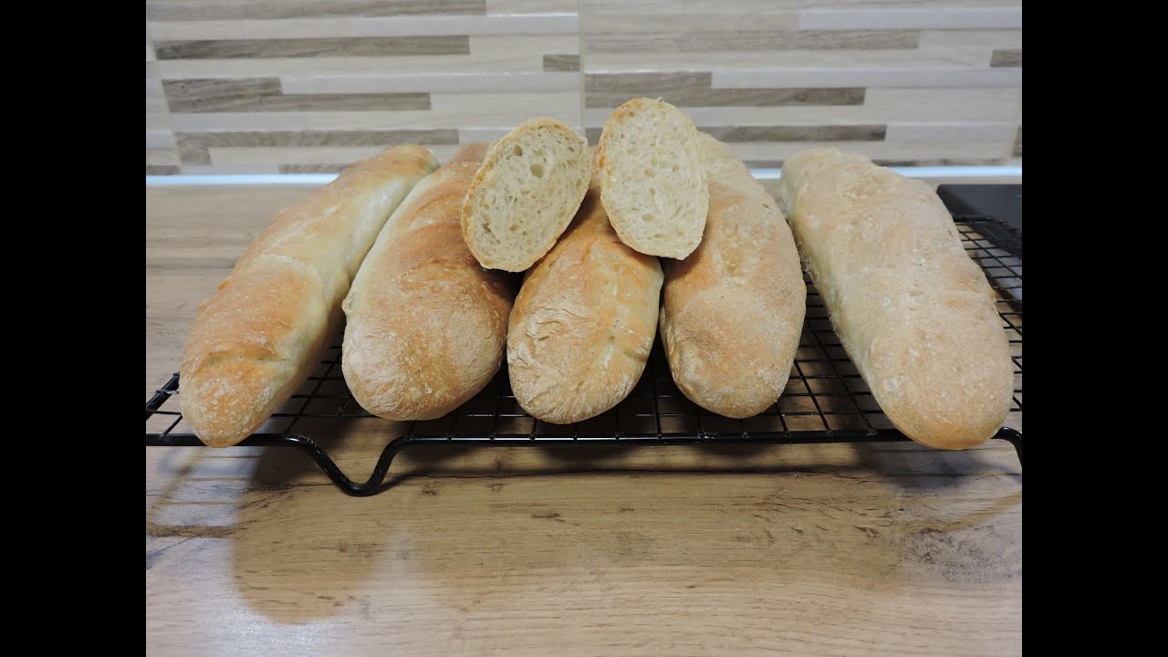 Chrupiące bagietki #baked #breads