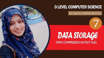 Data Storage - Data Compression in Text Files