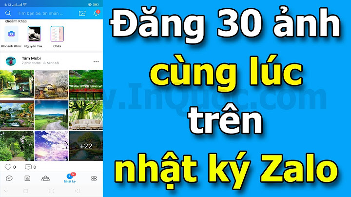 Hướng dẫn tải toàn bộ ảnh nhật ký trong zalo