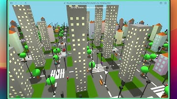 Claude Sonnet 3.7 builds a 3D city with one shot