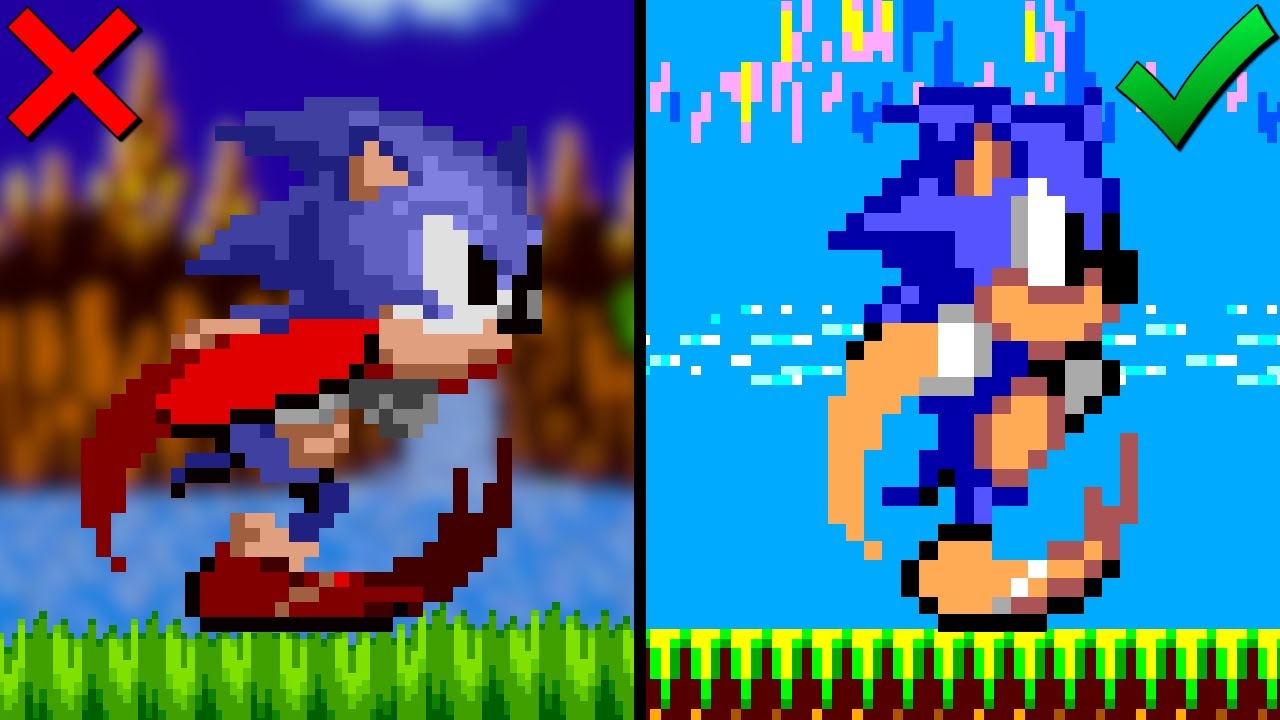 Pixilart - faker sonic new by blue-blue