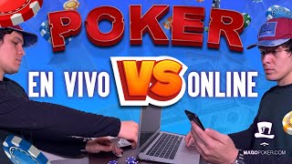 Diferencias entre Online Poker vs Poker Vivo