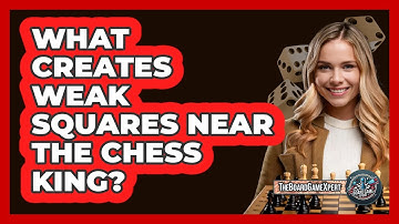 What Creates Weak Squares Near The Chess King?