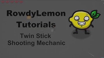 Create 2D twin stick shooting mechanics