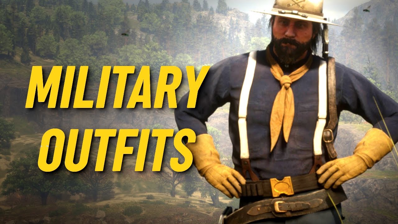 MILITARY OUTFITS: Dead Online (US Outfit Civil War Outfits) - YouTube