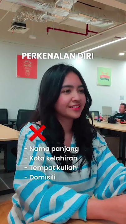 Cara jawab perkenalan diri saat interview nih guys dijamin LOLOSS! 😎 #shorts #kerja #interview