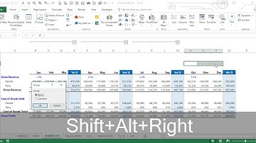 Group or Ungroup Rows or Columns