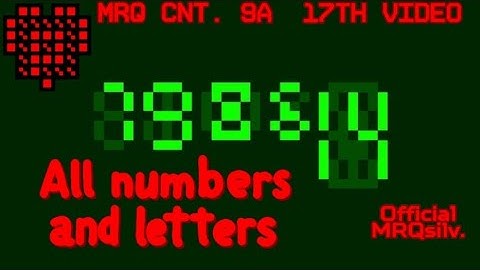7, 9, 8, 6 and 14 segment displays in Sandbox Coloring (old)