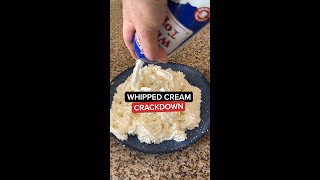 New York's Whipped Cream Crackdown