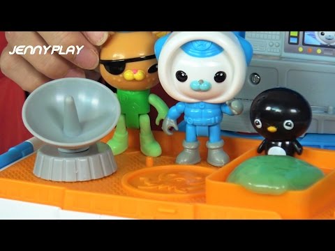 Jenny play 디즈니 주니어 옥토넛 탐험대 북극곰 변신탐험선 바다 슬라임 구조 탐험선 장난감 놀이세트