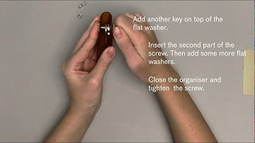 The Key Organiser - Set up instructions for 3 keys or less