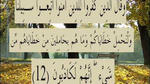 القران الكريم سورة العنكبوت الأية 12.wmv