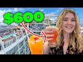 I spent 600 on cruise drink package  i think it was worth it