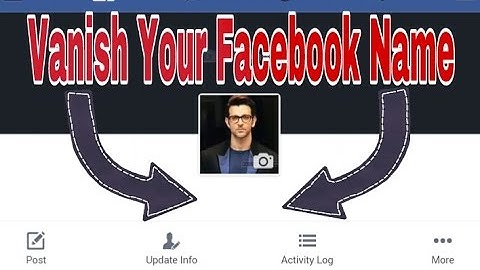 How To Make Invisible(Blank) Name On Facebook-2017