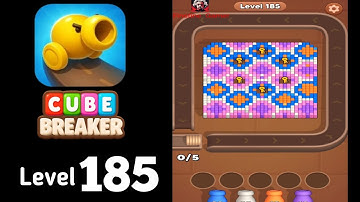 Cube Breaker level 185 Guide Walkthrough Solution