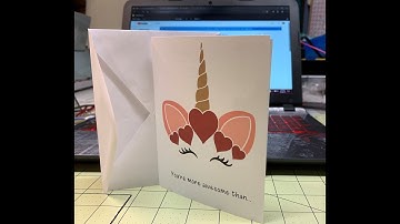 How do I make a Unicorn Card in Design Space