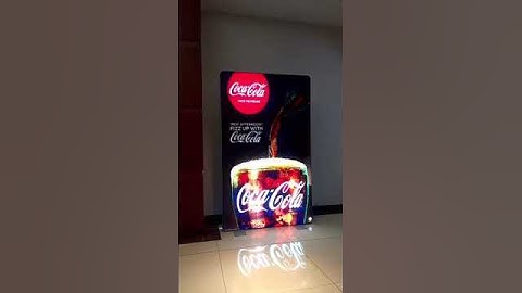 Coca Cola dynamic light box.