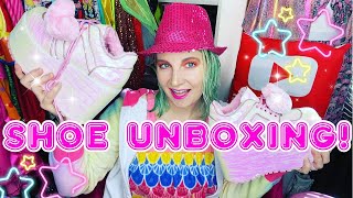 Unboxing The Sugar Thrillz Cascade Dreams Sequin Platform Sneakers