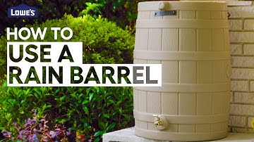How To Use a Rain Barrel | DIY Basics