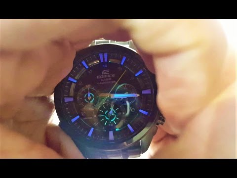 CASIO EDIFICE WATCH EFR-537BK-1A UNBOXING